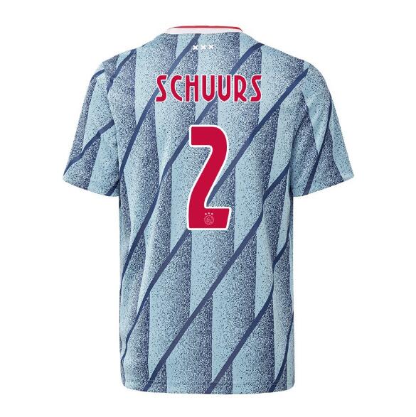 Ajax Away Kit Soccer Jersey Perr Schuurs #2 2020/21